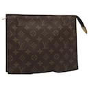 LOUIS VUITTON Monogram Poche Toilette 26 Pouch M47542 LV Auth yk13476 - Louis Vuitton