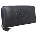 Gucci Soho Interlocking Round Zip Long Wallet