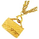 Chanel Matelasse Gold Plated Necklace