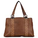 Brown Gucci Bamboo Libeccio Tote