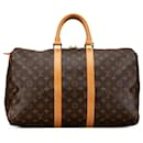 Bolsa de viagem Keepall 45 Monograma Louis Vuitton marrom