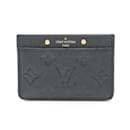 Louis Vuitton Black Leather Card Case