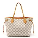 Louis Vuitton Damier Azur Neverfull PM Tote Bag