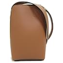 Loewe Box Shoulder Bag in Brown Leather