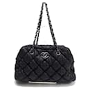 Sac à épaule en chaîne Chanel Matelassé Bubble Quilt