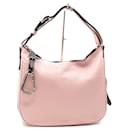 Bally rosa Leder Schultertasche