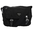 Bolsa de Ombro PRADA em Nylon Preto Auth mr349 - Prada