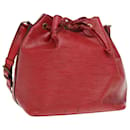 LOUIS VUITTON Epi Petit Noe Sac à épaule Rouge M44107 LV Auth 78363 - Louis Vuitton