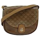 CELINE Macadam Canvas Schultertasche Beige Auth bs16179 - Céline