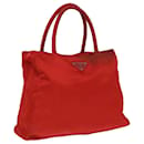 PRADA Tote Bag Nylon Red Auth 82883 - Prada