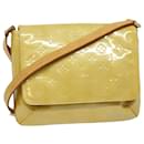 LOUIS VUITTON Bolsa Thompson Street Monogram Vernis Bege M91301 LV Auth ep4843 - Louis Vuitton