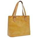 LOUIS VUITTON Monogram Vernis Borsa a Mano Houston Beige M91004 LV Auth 82767 - Louis Vuitton