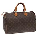 LOUIS VUITTON Sac à main Monogram Speedy 35 M41524 LV Auth 78734 - Louis Vuitton