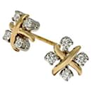 Boucles d'oreilles Tiffany Jean Schlumberger en or jaune K18YG et PT950 - Tiffany & Co