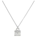 Hermes Amulet Birkin K18WG White Gold Necklace - Hermès