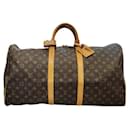 Bolsa Boston Keepall 55 Monograma Louis Vuitton