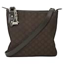 Gucci Brown Nylon Shoulder Bag