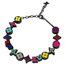 Bracelet charm Monogram noir multicolore Louis Vuitton