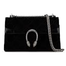 Bolso de hombro Gucci Dionysus Small GG de terciopelo negro