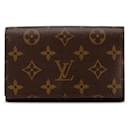 Portefeuille Trésor Monogram Louis Vuitton marron