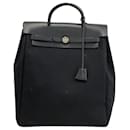 Sac à dos Hermès Toile Herbag GM noir