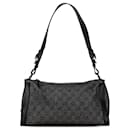 Graue Gucci GG Denim Schultertasche