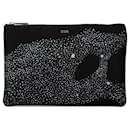 Black Dior Peter Doig Invitation Pouch