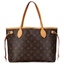 Borsa tote Neverfull PM Monogram Louis Vuitton marrone