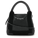 Balenciaga Exclusive Line Navy Cabas XS Tote Bag