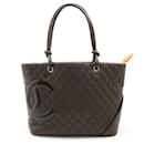 Chanel Cambon Line Coco Mark Large Tote Shoulder Bag