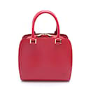 Sac à main Louis Vuitton Pont Neuf en cuir Epi rouge castillan