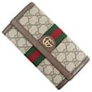 Cartera larga continental Gucci Ophidia GG