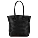 Bottega Veneta Black Intrecciato Tote