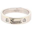 Anillo Ícono de Diamante en Oro Blanco de 18K Gucci