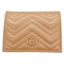 Porte-cartes de visite Gucci GG Marmont Double G