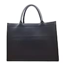 Christian Dior Book Tote Medium Leather Black Bag