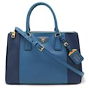 Prada Galleria Tote Bag in Blau und Marine