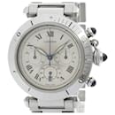 Cartier Pasha 38 Chronograph Steel Quartz Men's Watch