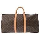 Louis Vuitton Monogram Keepall 55 Boston Bag