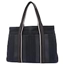 Bolso Tote Hermes Troca Horizontal MM Lona Negra - Hermès