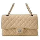 Bolso de hombro de cuero caviar Chanel