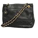 Chanel Black Lambskin Shoulder Bag