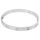 Cartier Love Bracelet in 18K White Gold with Diamonds