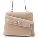 Sac à main Hermes Kelly 20 en gris Etoupe - Hermès