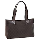 GUCCI GG Canvas Tote Bag Brown 73983 Auth ac3115 - Gucci