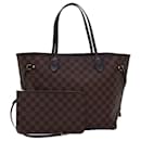 LOUIS VUITTON Borsa Tote Neverfull MM Damier Ebene N51105 LV Auth 82932A - Louis Vuitton