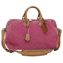 LOUIS VUITTON Borsa Speedy Bandoulière 35 Monogram Stone Rosa M40831 Auth 82931A - Louis Vuitton