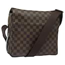 LOUIS VUITTON Bolsa de Ombro Naviglio Damier Ebene N45255 LV Auth yk13865 - Louis Vuitton