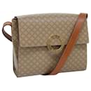 Bolsa de ombro em lona Macadam CELINE bege Auth 84211 - Céline