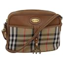 Burberrys Nova Check Shoulder Bag Canvas Beige Auth bs16160 - Autre Marque